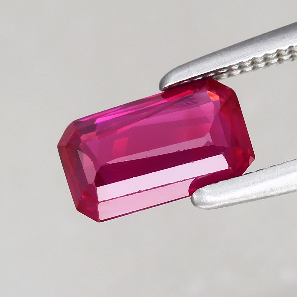 1.01ct Octagon 7×4.3mm VS Natural Heated Pinkish Red Burmese Ruby, Burma Gem💎