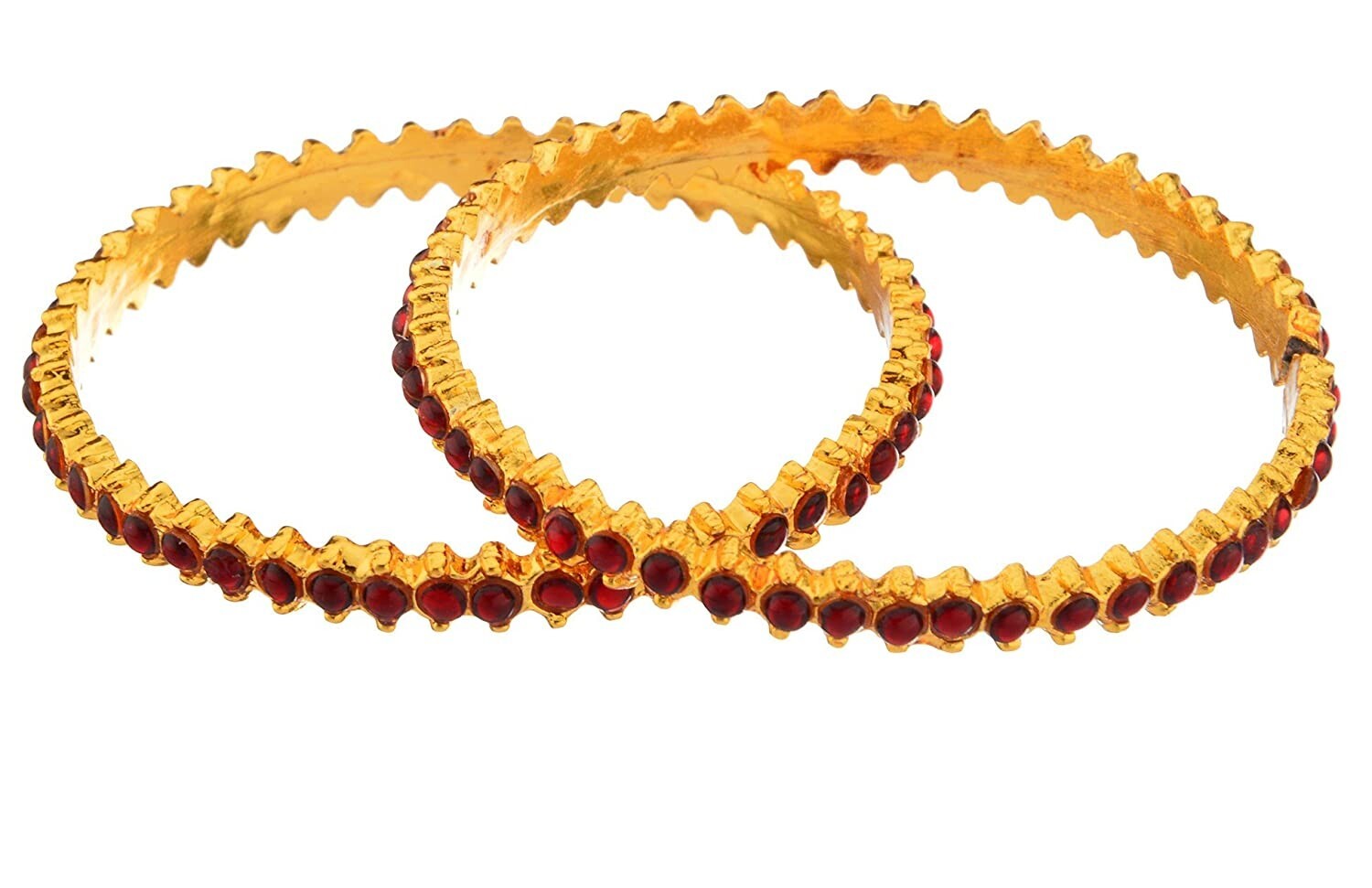 Gold Plating Copper Multicolour Complete Set Bharatanatyam Jeweler Set
