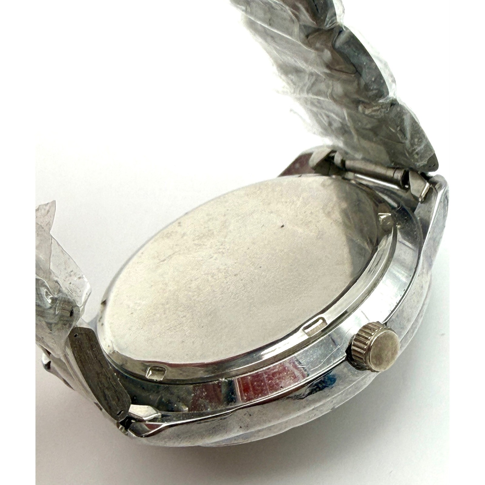 Batman DC Comics Watch Silver Tone Stainless Steel Link Bracelet New Battery