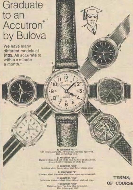 Bulova Accutron Railroad Approved Tuning Fork 214 Movement New 1.35V Battery