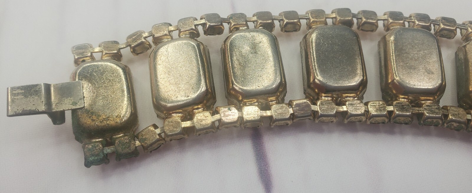 Vintage Champagne Faux Citrine Bling Necklace and Bracelet Gold Tone