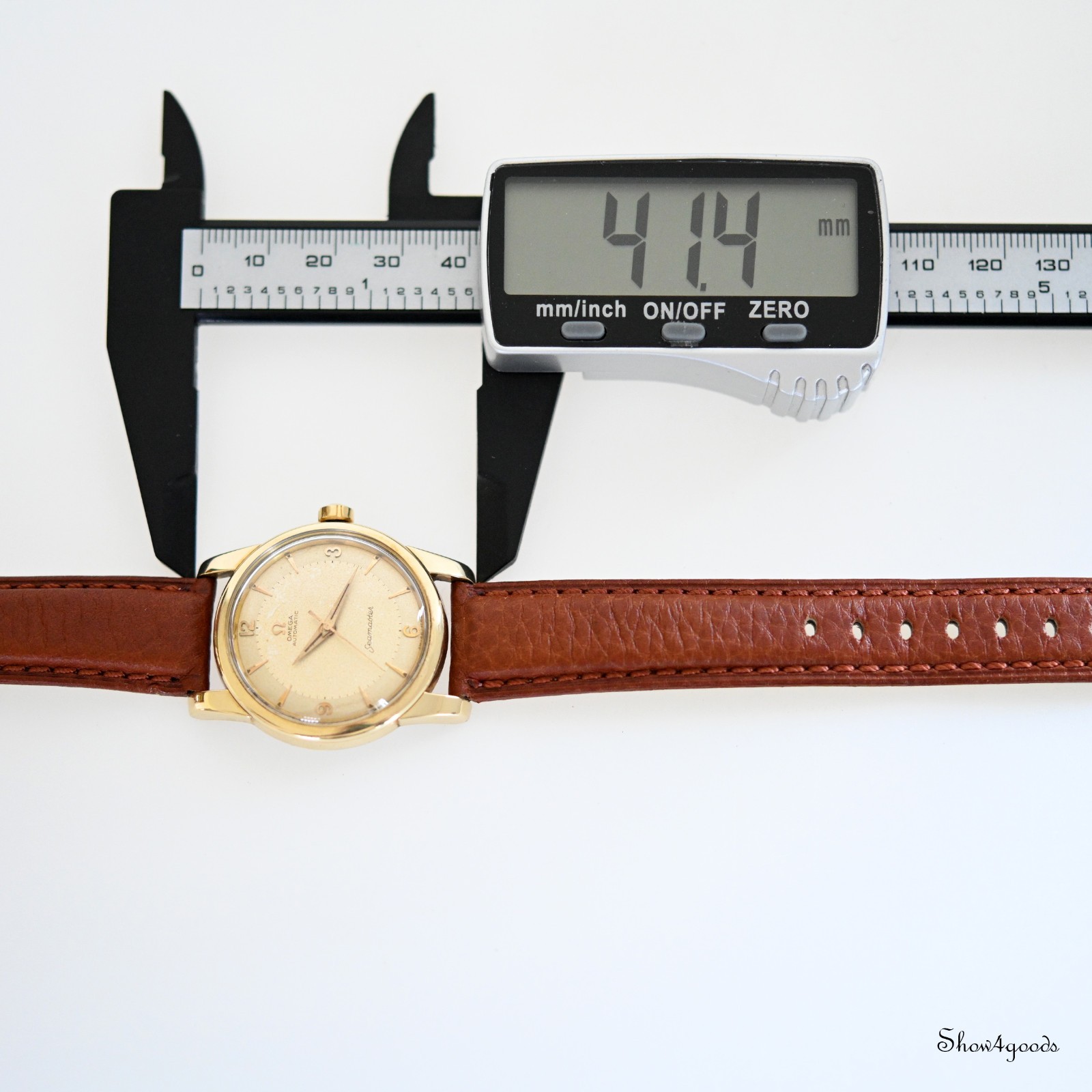 Omega Seamaster Gold caped 2846-2848 SC3 Automatic Cal 501 Overhauled – 1958