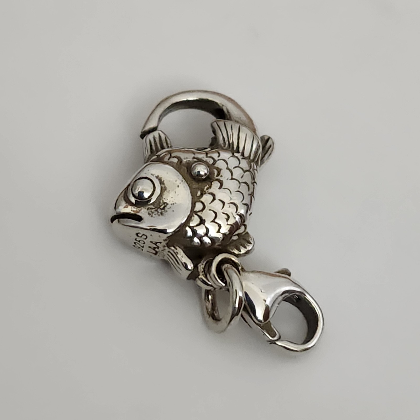 Authentic Trollbeads, Retired, Big Fish Lock #10102, Sterling Silver, NEW!