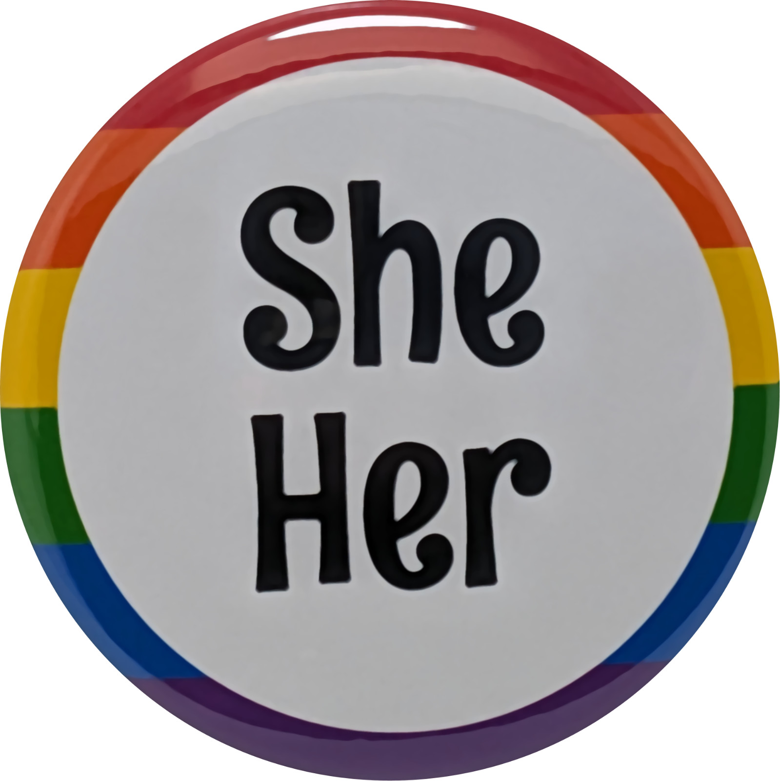 Pronoun Pins Variety Pack 1.25″ Buttons LGBTQ Pride – bulk pack of 96 pins