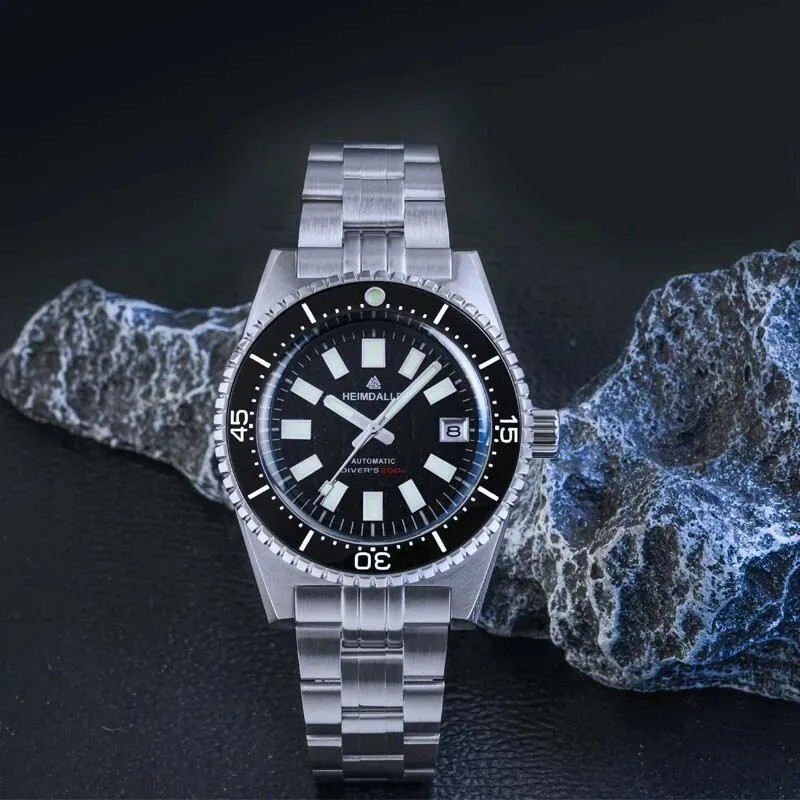Heimdallr Sharkey H8-3 NH35A Diver 200M 660FT Men’s Automatic Watch 316L 41mm C3