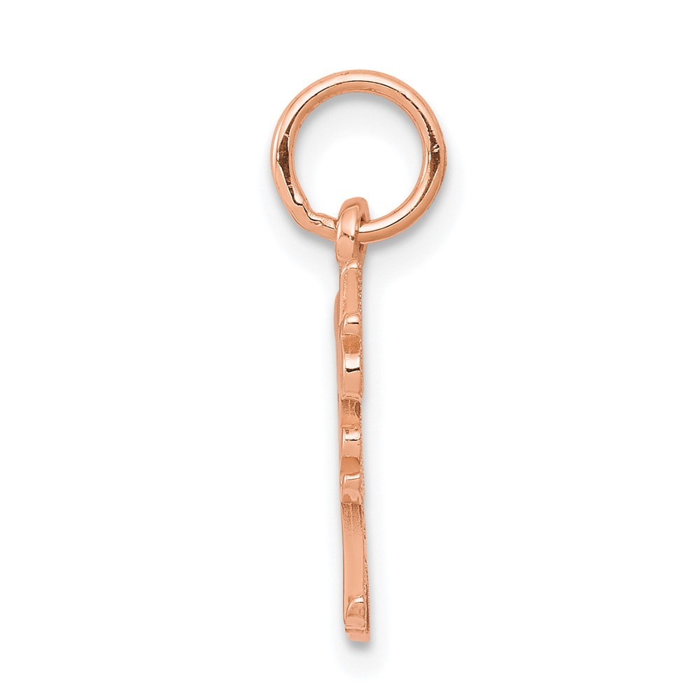 10k Rose Gold “DADDYS LITTLE GIRL” Letter Charm Pendant L 20mm,W 13.45gm