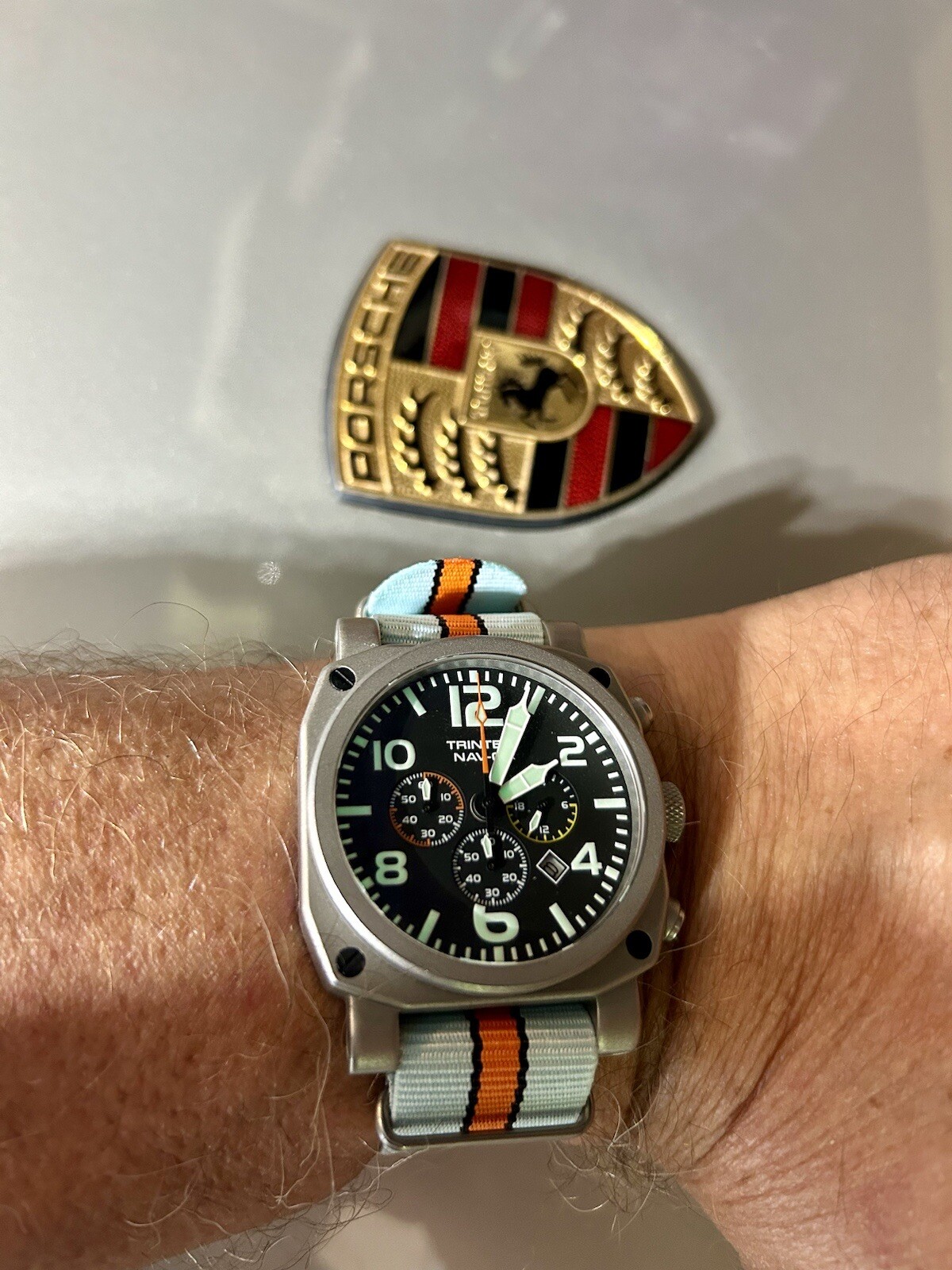 Trintec G Racing Porsche Inspired NAV-01 Chronograph / Stainless / Quartz watch