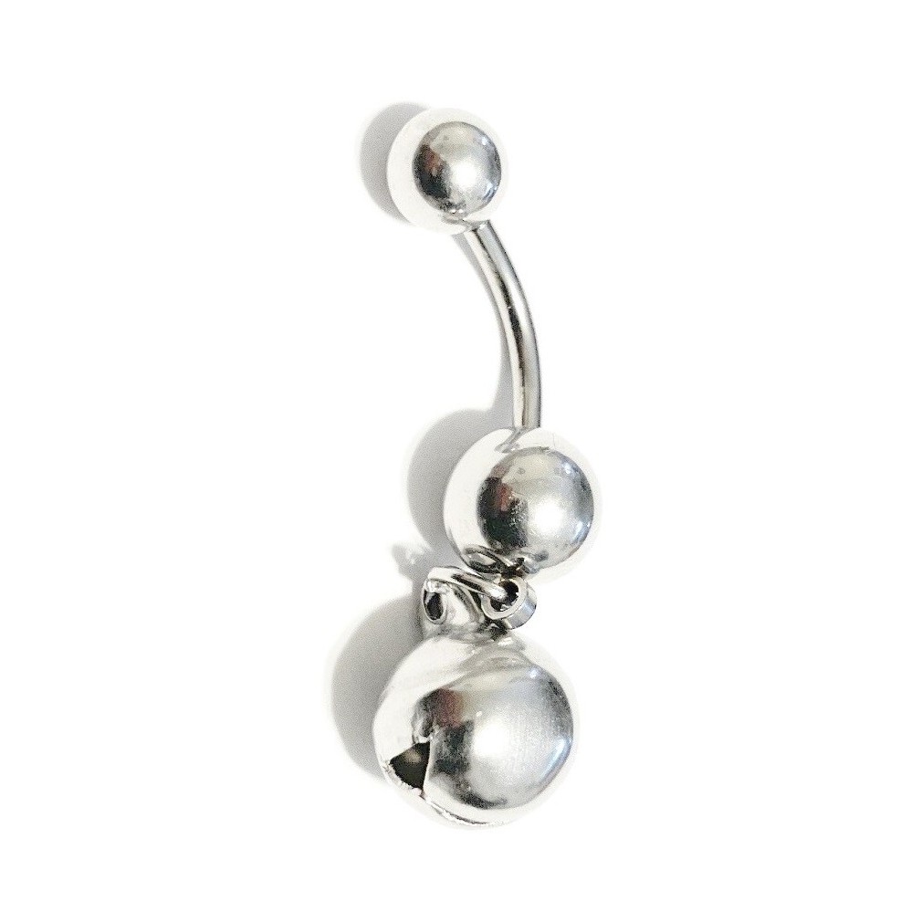 JINGLE BELL: It Bells, Surgical Steel Handcrafted 14g VCH Barbell. All Lengths.
