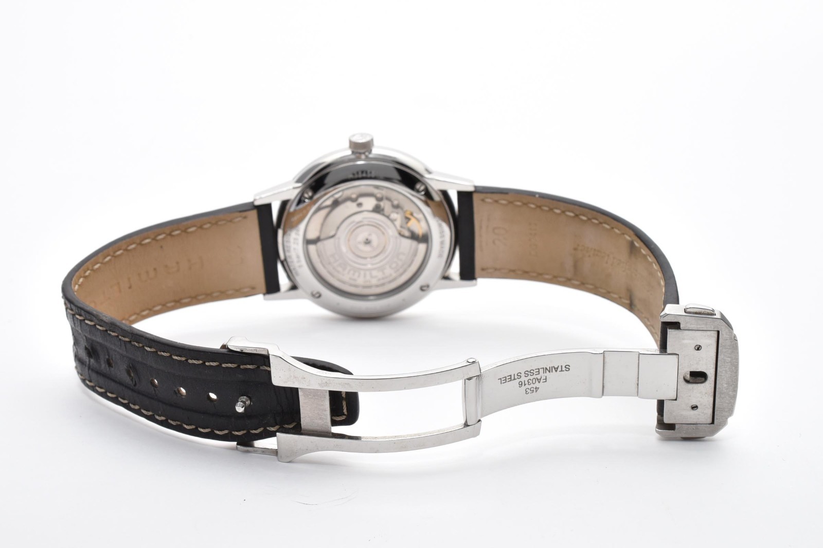 [Exc+5 w/Box] Hamilton Intra-Matic H384551 Silver Dial 21J Automatic Men’s Watch