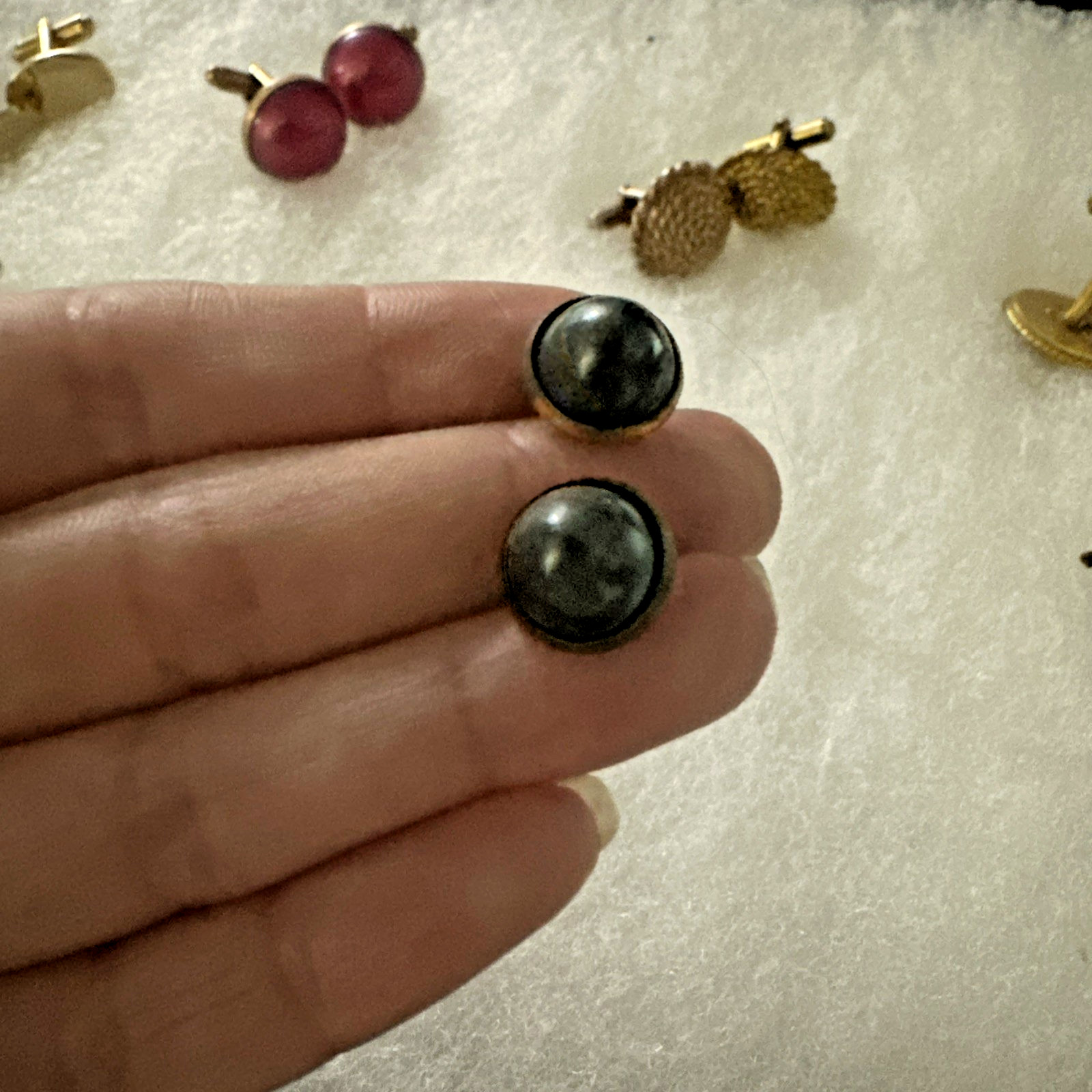 Choose what you want — 9 sets of cufflinks; Mixed designs