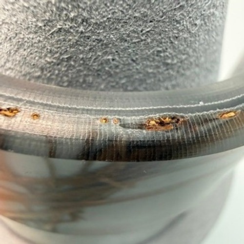 Chunky Lucite Acrylic Dried Grass Inlay Cuff Bracelet 6″ Casual Chic