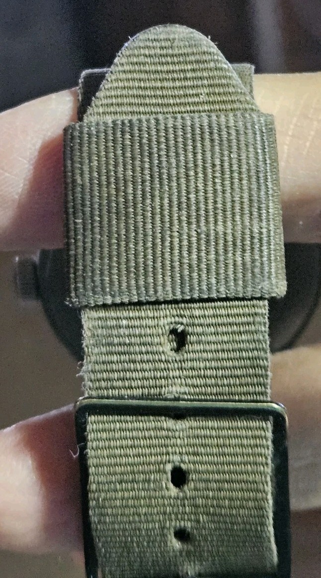 Vtg MAR 1970 Benrus Corp MIL-W-46374 Military Watch Vietnam War Orig Strap Works