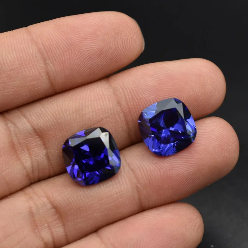 Hot Sale Lab-grown Sapphire Cushion Cut 0.5-10ct Gemstone for Jewelry Making