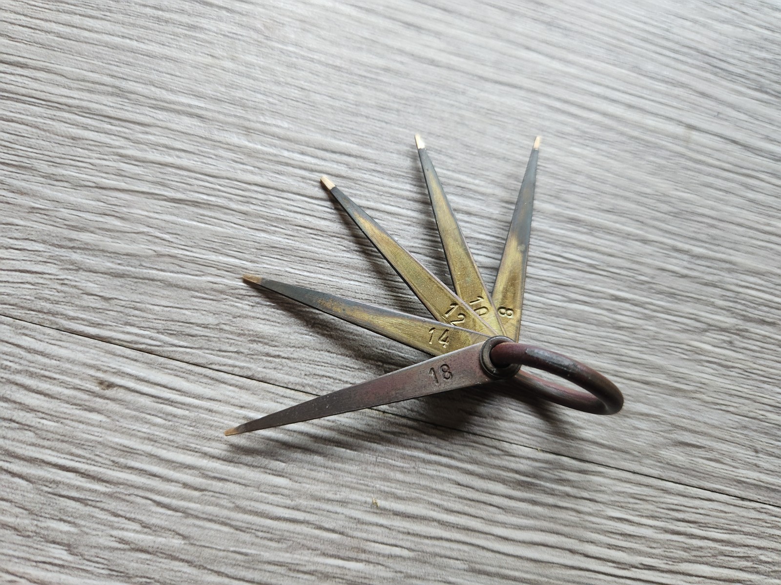 5 Vintage Antique Gold Testing Needles 8kt – 18kt Jeweler’s Tool – Spain