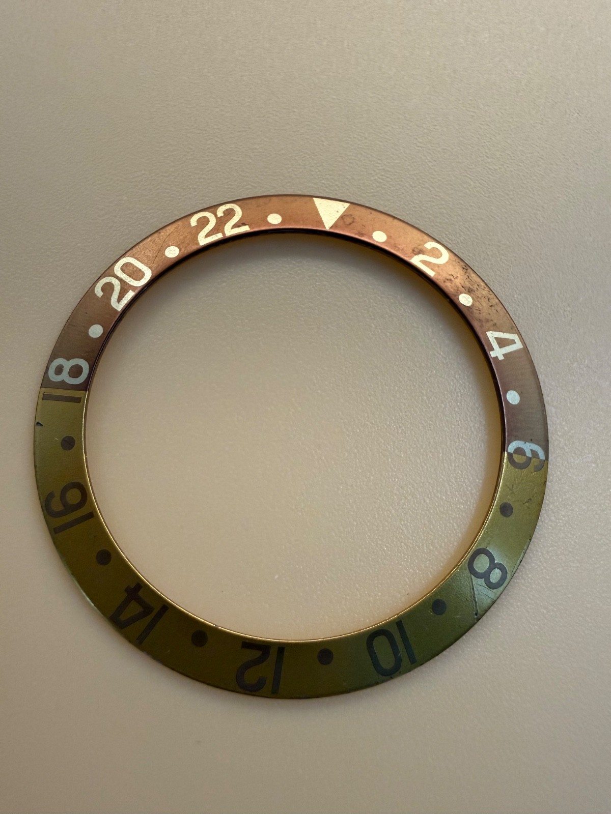 Authentic Rolex GMT-Master II 16713 16718 Root Beer/Bronze Bezel Faded Insert