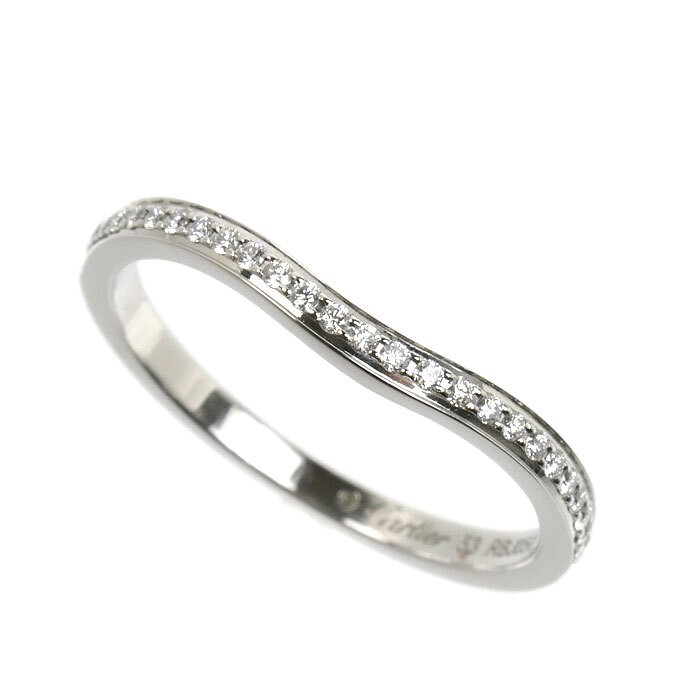 Cartier Pt950 Ballerina Ring B4093053 Diamond US6-6.25 53 2.8g 162616
