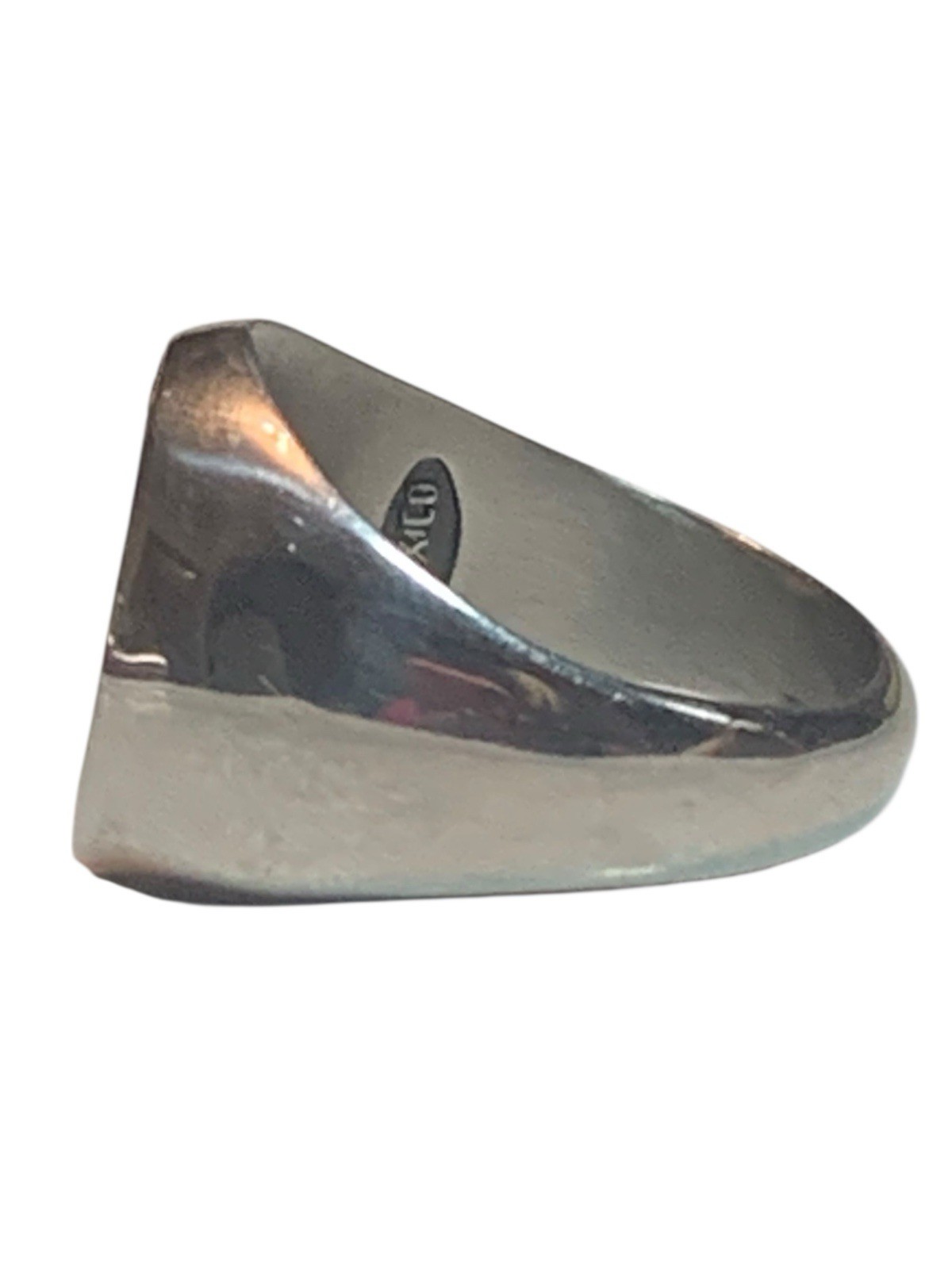 ArtCarved Letter Intial E Signet Black Ring Made In Mexico