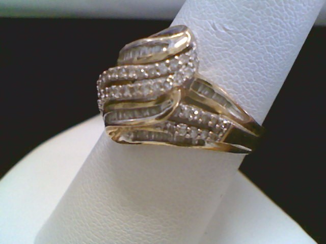 Lady’s Diamond Fashion Ring 100 Diamonds 1.00 Carat T.W. 10K Yellow (ECG011041)