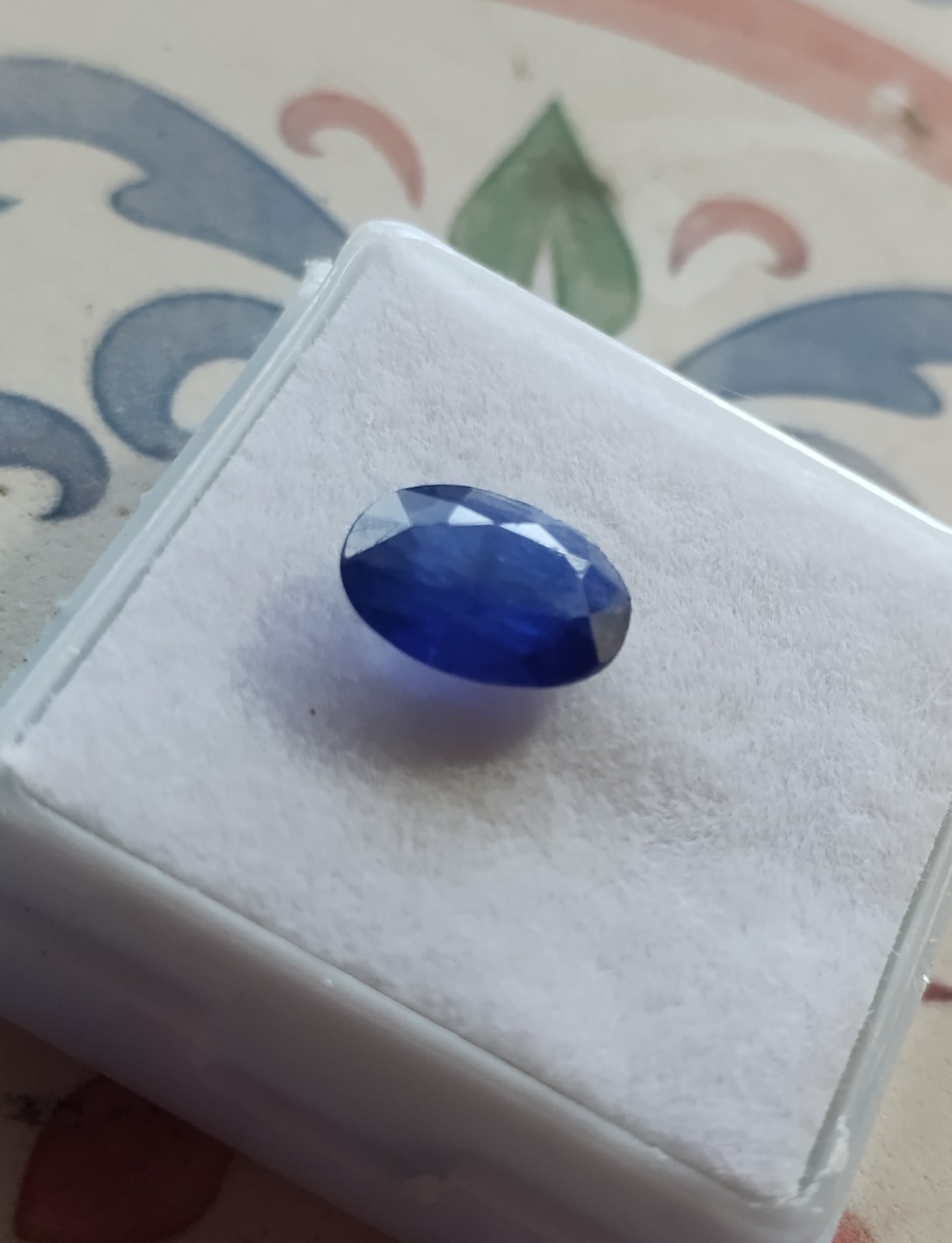 1.76 Ct. Natural Cornflower Blue Sapphire Loose Oval Mozambique 9.3x7x3mm