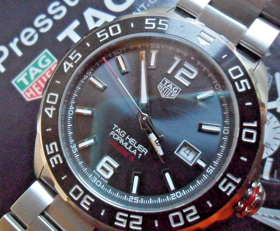 LN S/S Men’s TAG Heuer Formula 1 Calibre 5 200M Swiss Automatic Watch WAZ2011