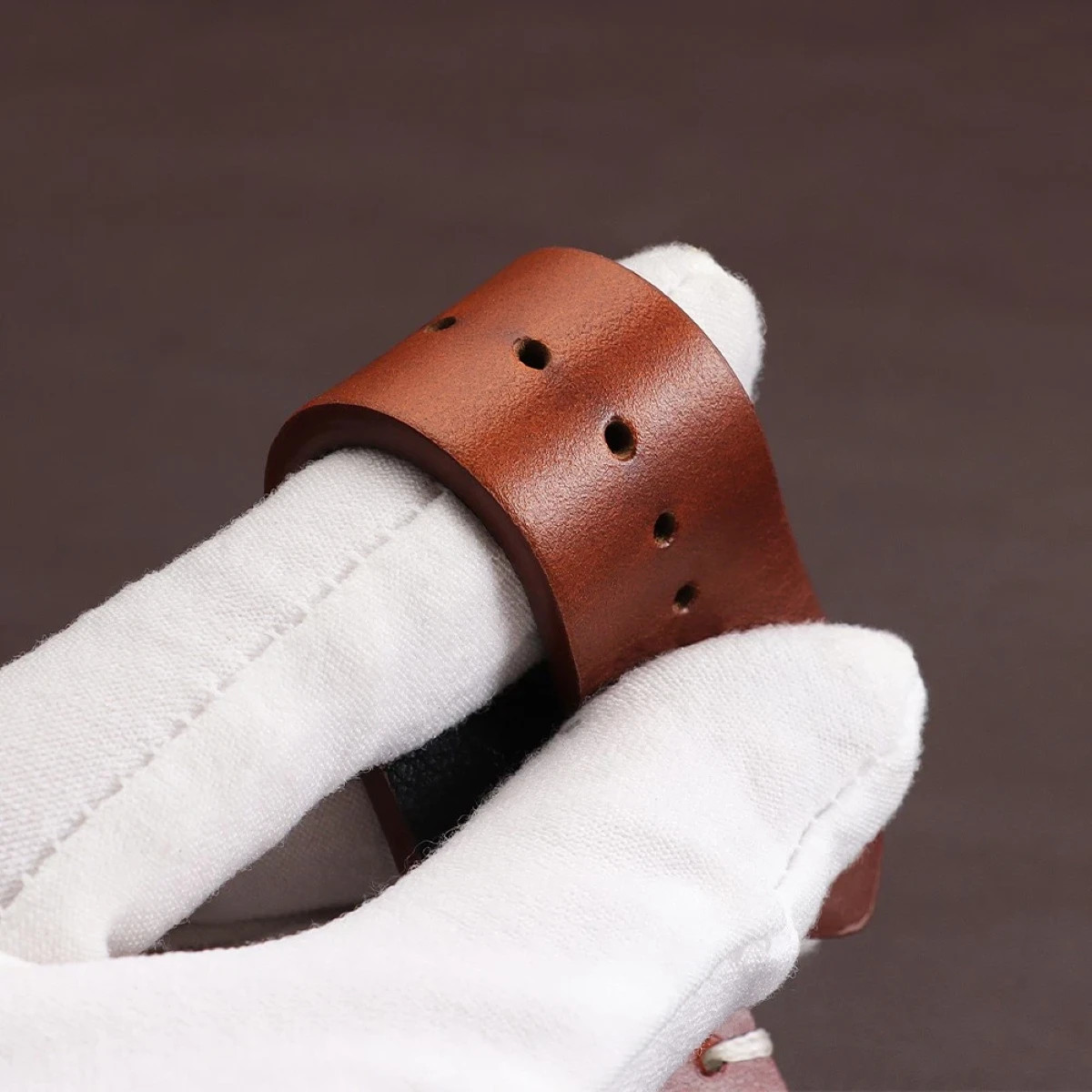Genuine Leather Butterfly Buckle Watch Bands 18/20/22mm Waterproof Retro Oil Wax