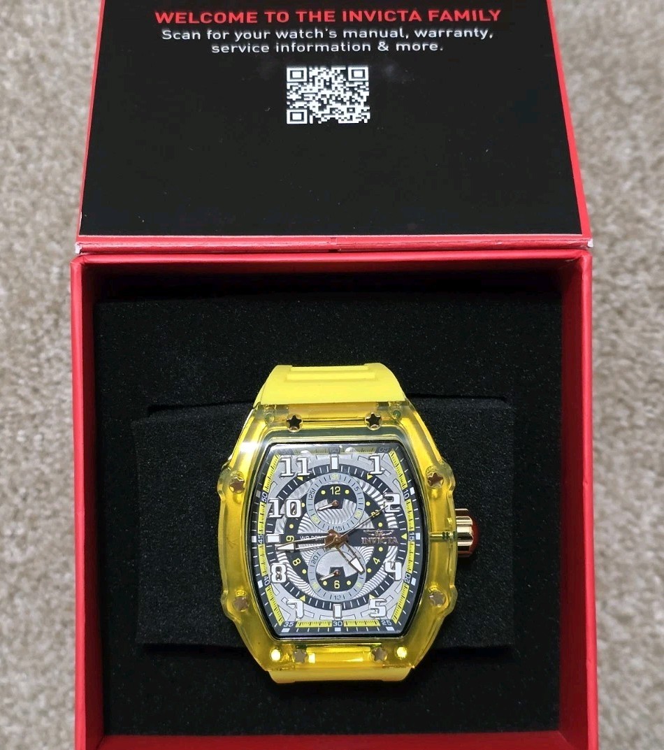 Brand New Invicta Men’s Racing 48.5mm Quartz Watch w/ Travel Case, Box IN-48714