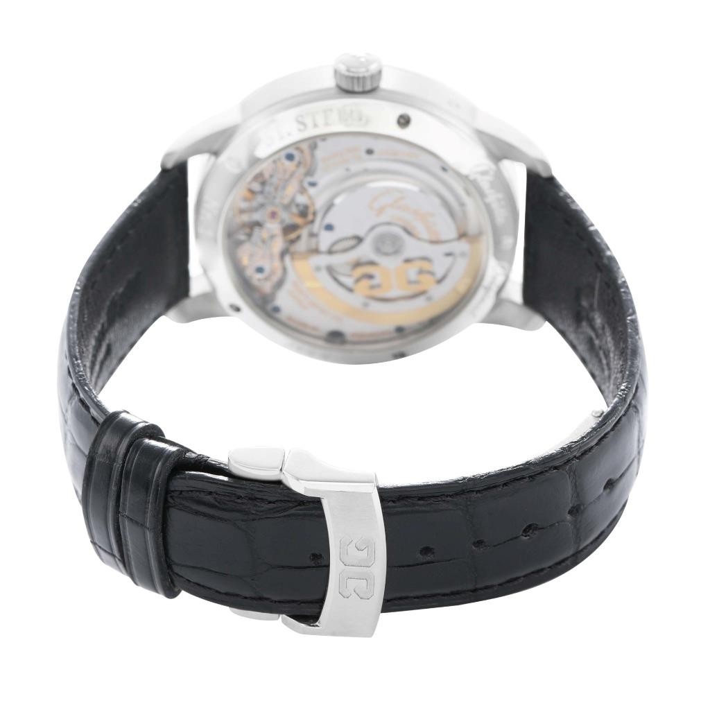 Glashutte PanoMaticLunar Steel Silver Dial Mens Watch 1-90-02-42-32-61