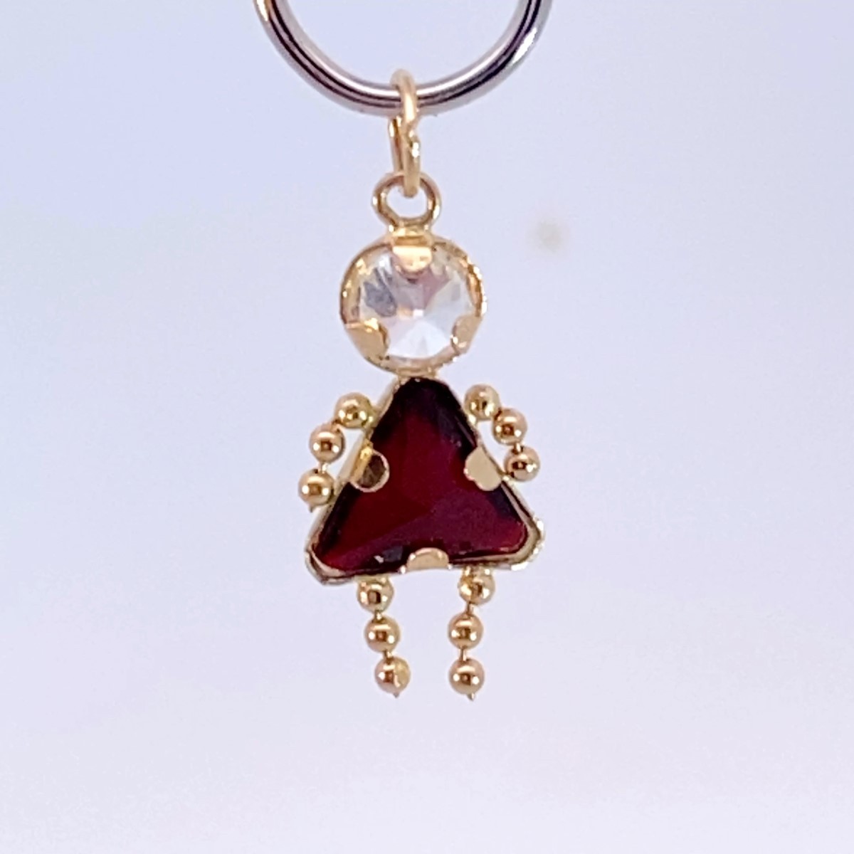 Cubic Zirconia 14K Yellow Gold 0.5g (EL1123825)