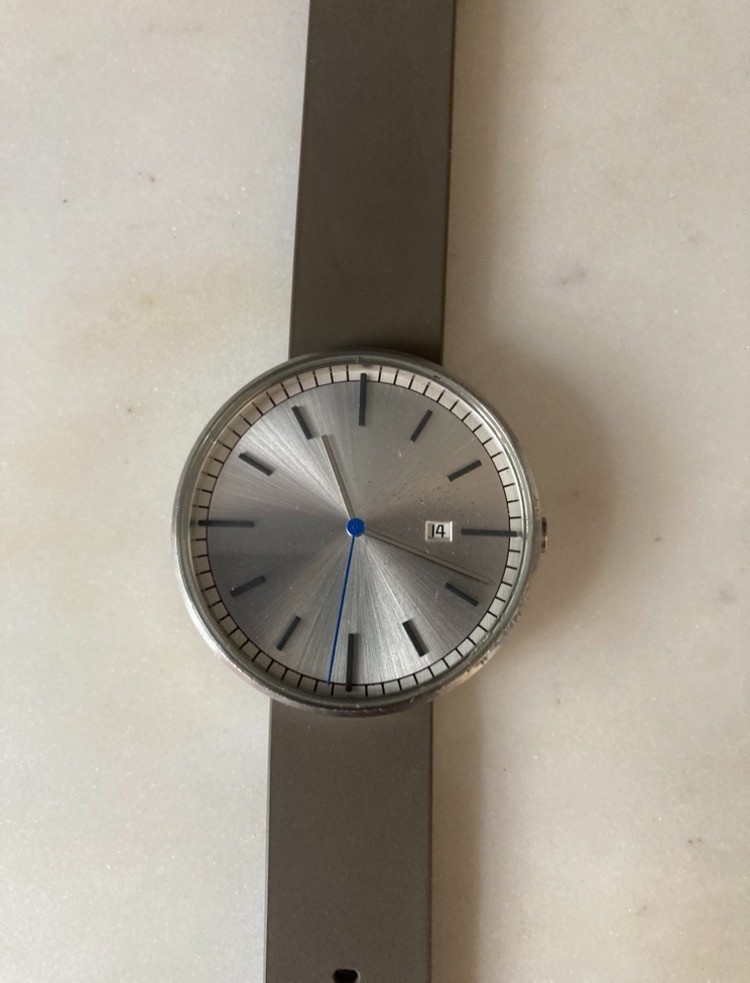 Uniform Wares Wrist Watch – Grey and Silver Minimalist Rare Discontinued
