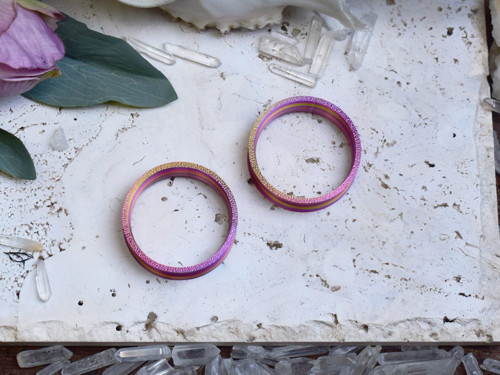 Ultra Light Ear Tunnels 10-200mm | Pink Twist Ear Plugs | Pair | 9 shapes