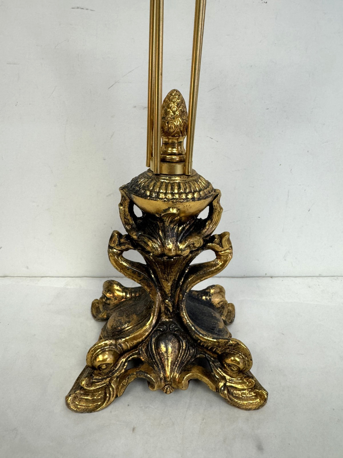 Hollywood Regency? Gold Jewelry Display Towel Hanger VTG 11″H x 12″W Koi fish