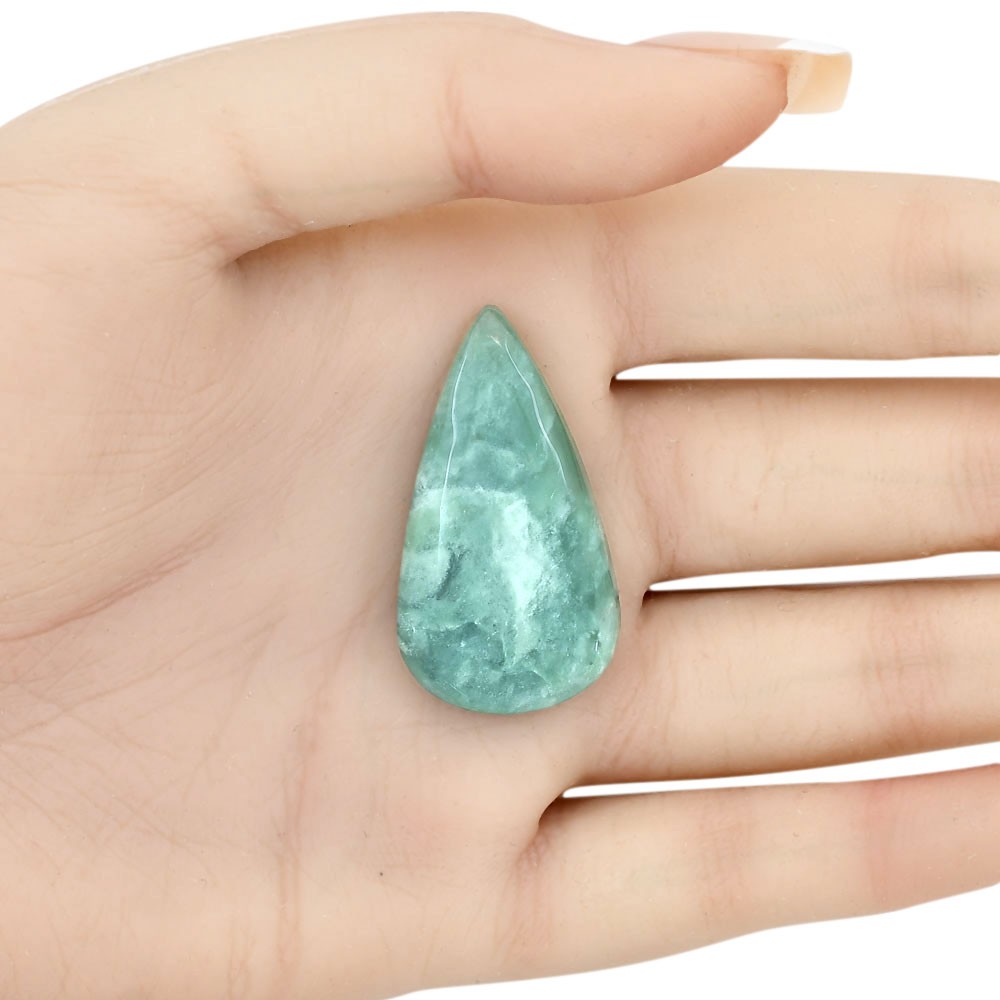 Natural Mtorolite 37×20.1×6.5 mm Pear Shape Polished Loose Gemstone LS03520-59