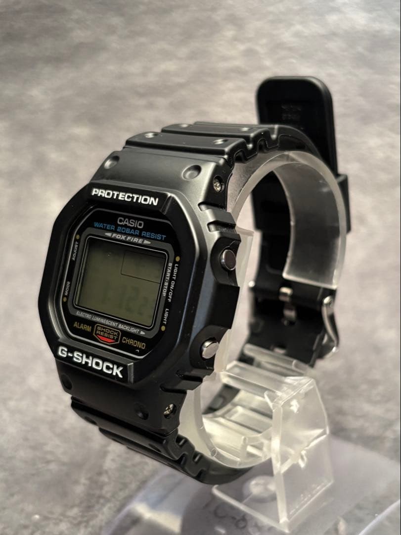 CASIO G-SHOCK DW-5600E, battery replaced with a new one.