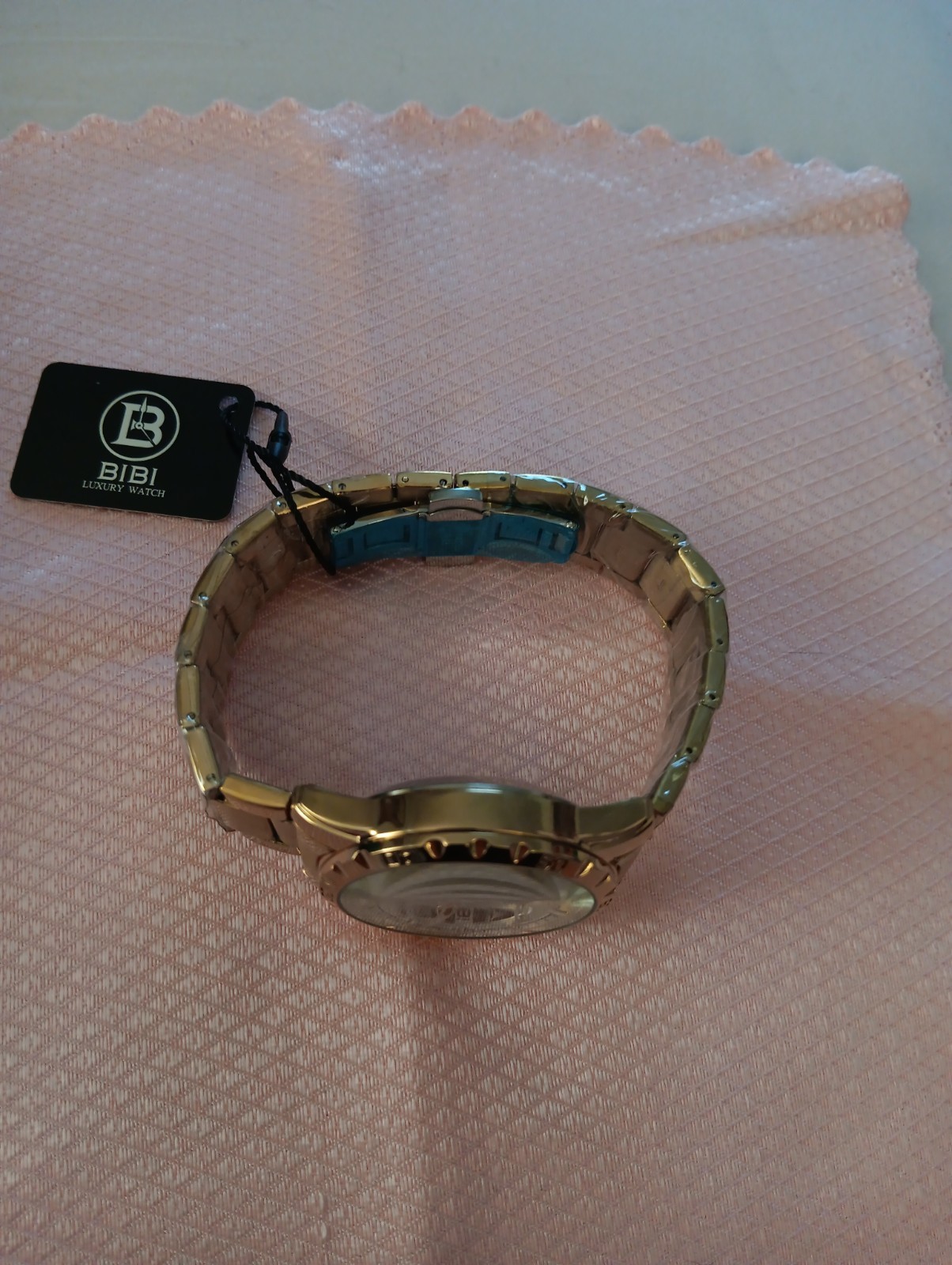 BIBI Luxury Watch B0143 White Dial, Gold Case, And Gold Band