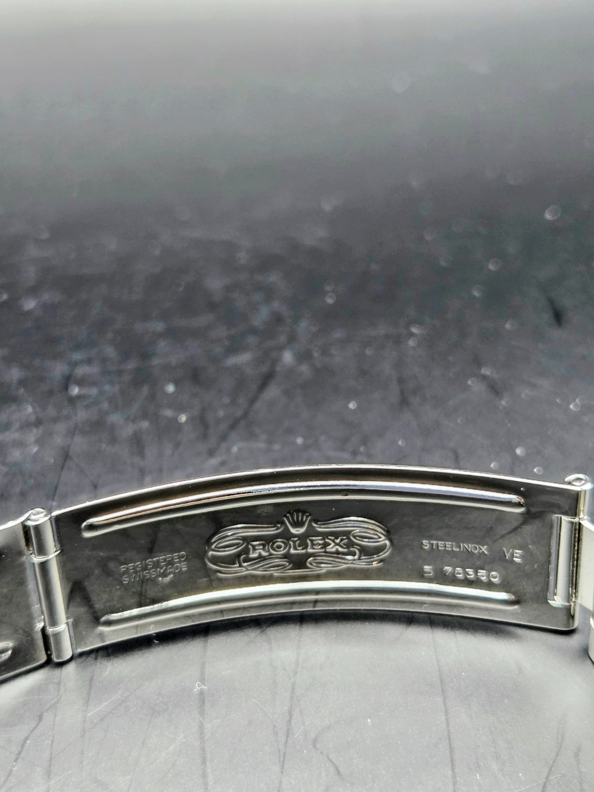 Rolex 34MM Oysterdate Precision SS Silver Stick Dial Men’s Watch 6694
