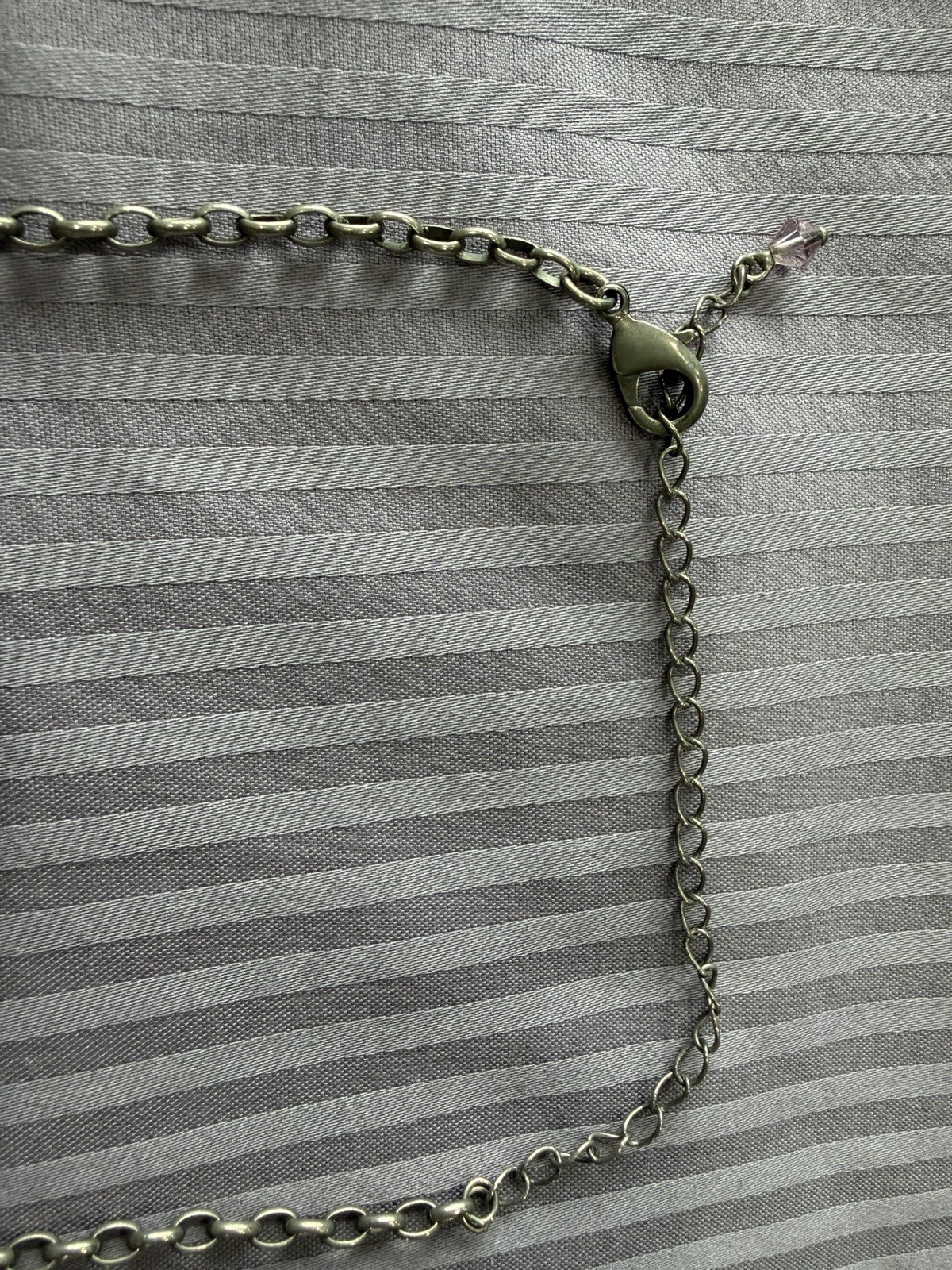 Sorrelli Dare To Pear Lavender Antique Silver Necklace EUC 💜