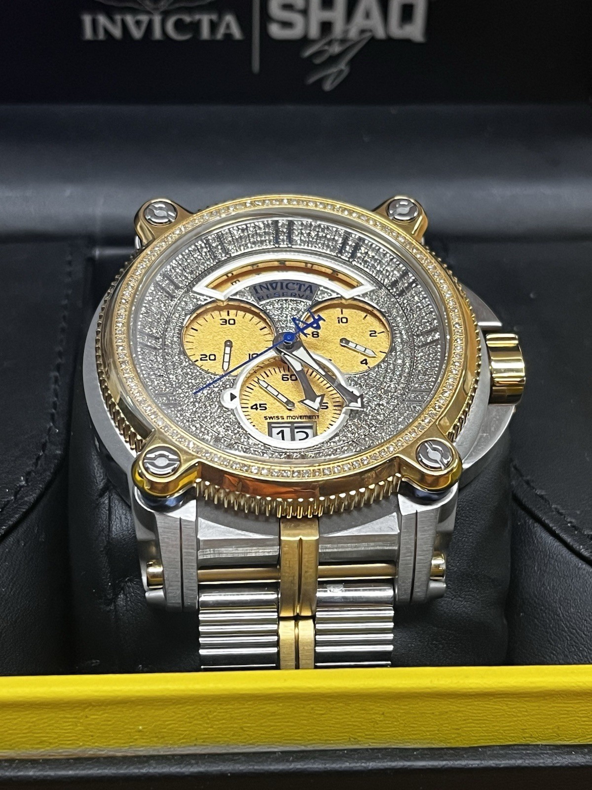 INVICTA Sea Hunter Warrior Men 1.5-1.6 CTS Diamonds 37004 56MM