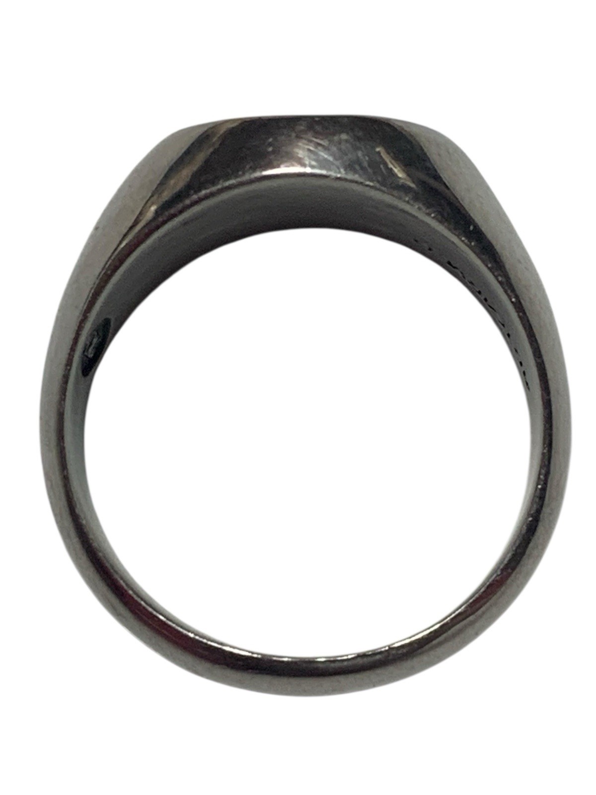 ArtCarved Letter Intial E Signet Black Ring Made In Mexico
