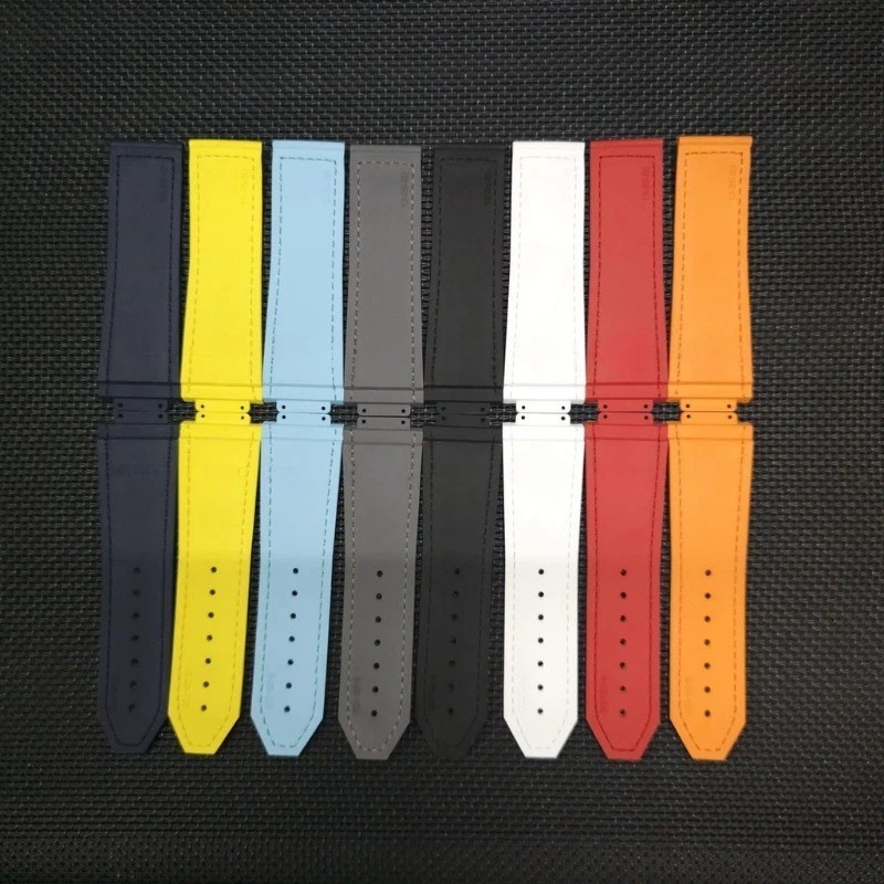 25/22mm Croco Leather Watch Strap Fits HB Classic Fusion 521 Series
