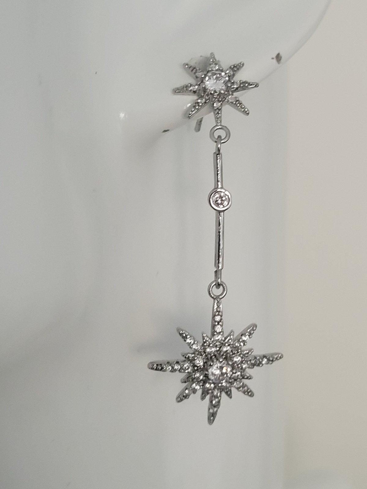 Catherine Princess of Wales Royal Replica Tsar starburst Drop earrings