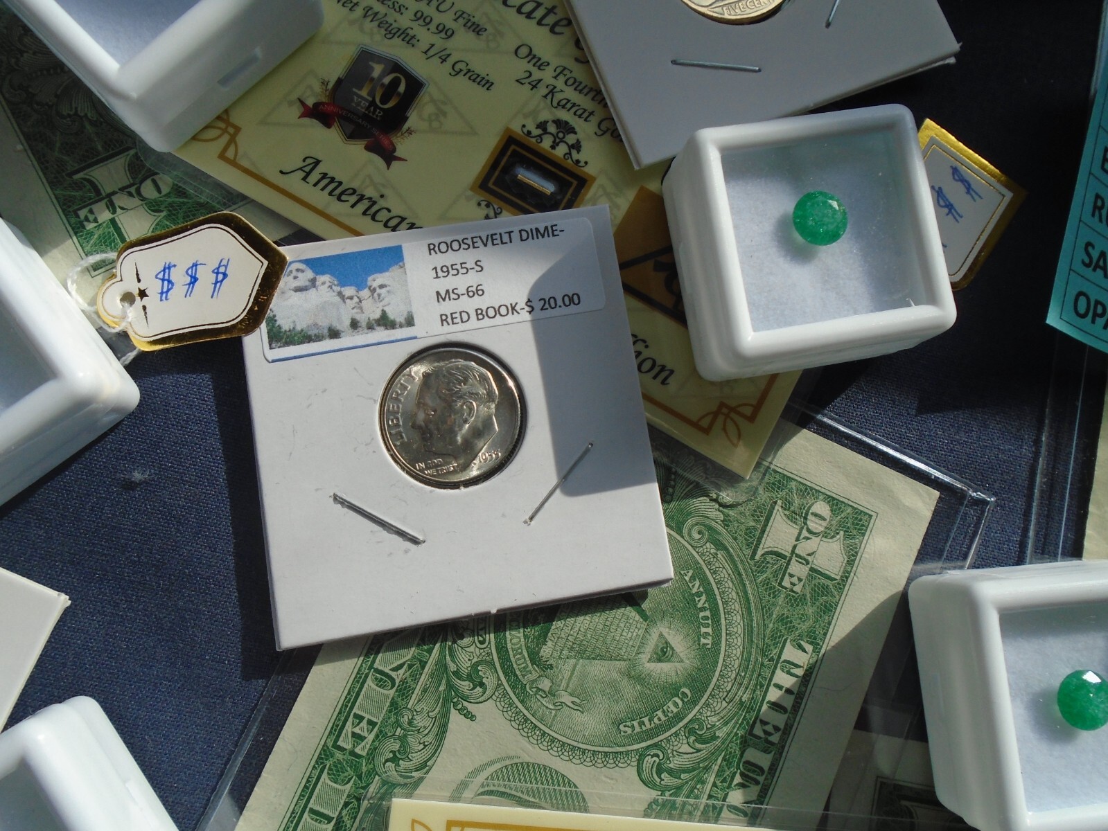 Estate lot Sale US Coins ~ SILVER~GOLD, COINS, EMERALDS- 5 PC. LOTS-INVEST NOW
