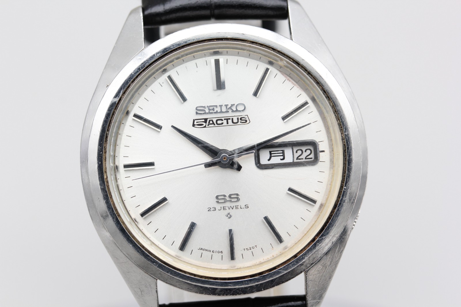 1970【Exc+5 / Box】SEIKO 5 Actus SS 6106-7480 Day/Date Kanji Automatic Men’s Watch