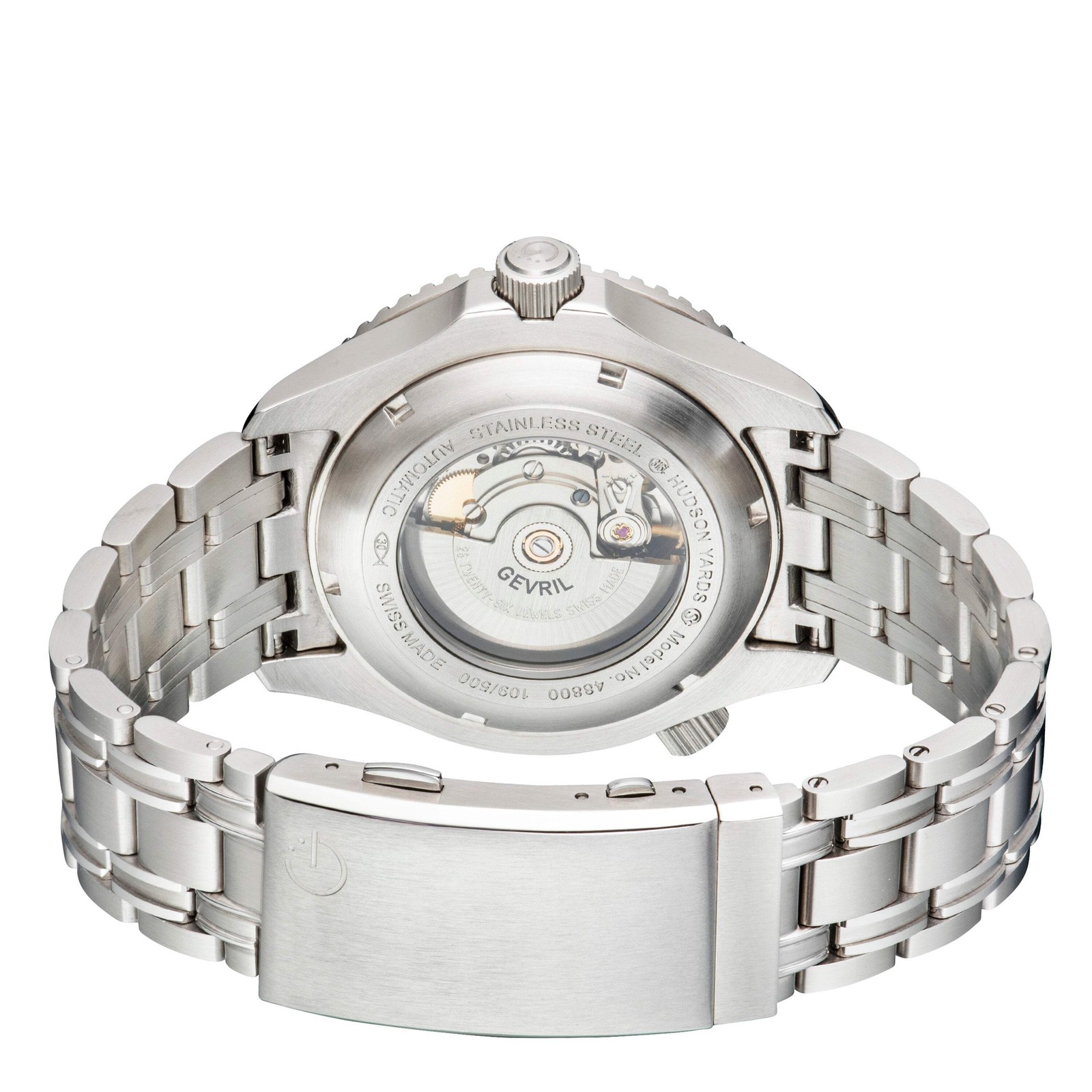 Hudson Yards Swiss Made Automatic SW200 Diver watch black Ceramic bezel inner r