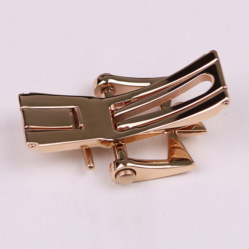 Stainless Steel Double Push Butterfly Buckle 18mm 20mm For Vacheron Constantin