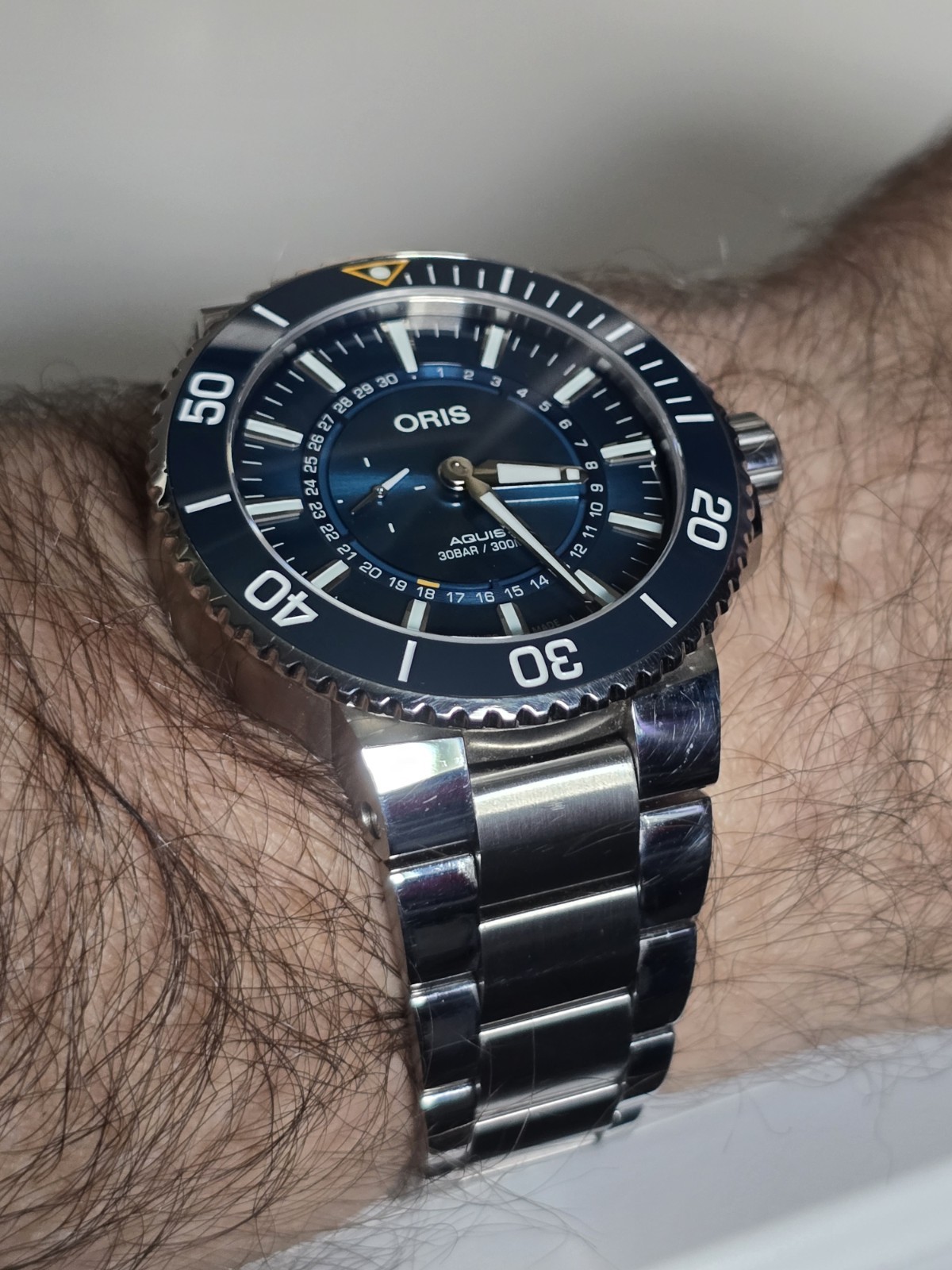 Oris Aquis Great Barrier Reef III Limited Edition Blue 43.5mm Watch 01 743 7734