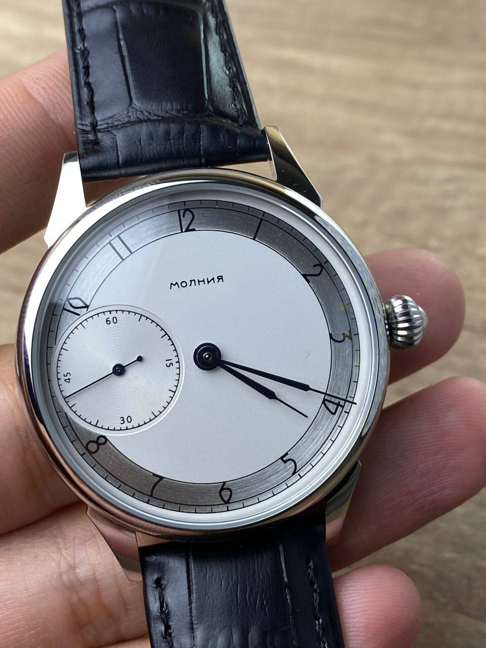 MARRIAGE Vintage WristWatch 3602 18J Classic Converted Pocket Watch USSR