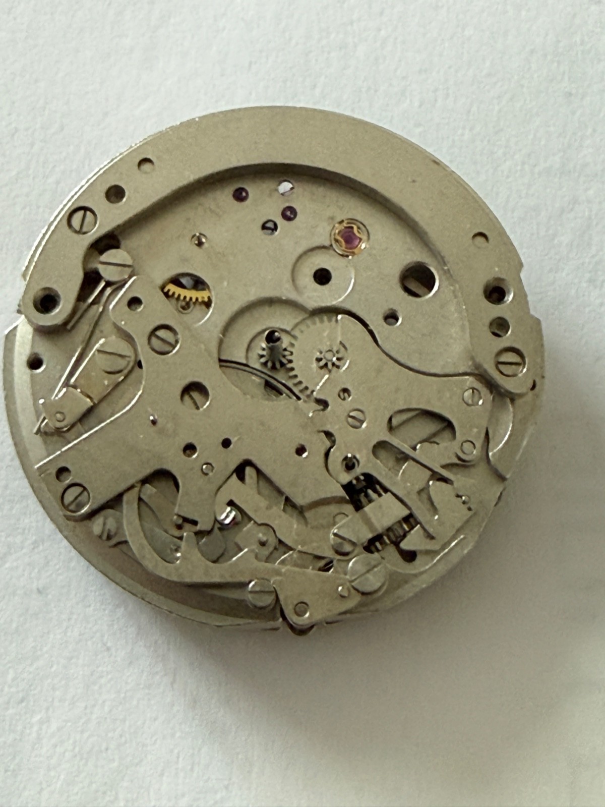 Vintage Wakmann Valjoux 7736 Manual Chronograph movement working perfect