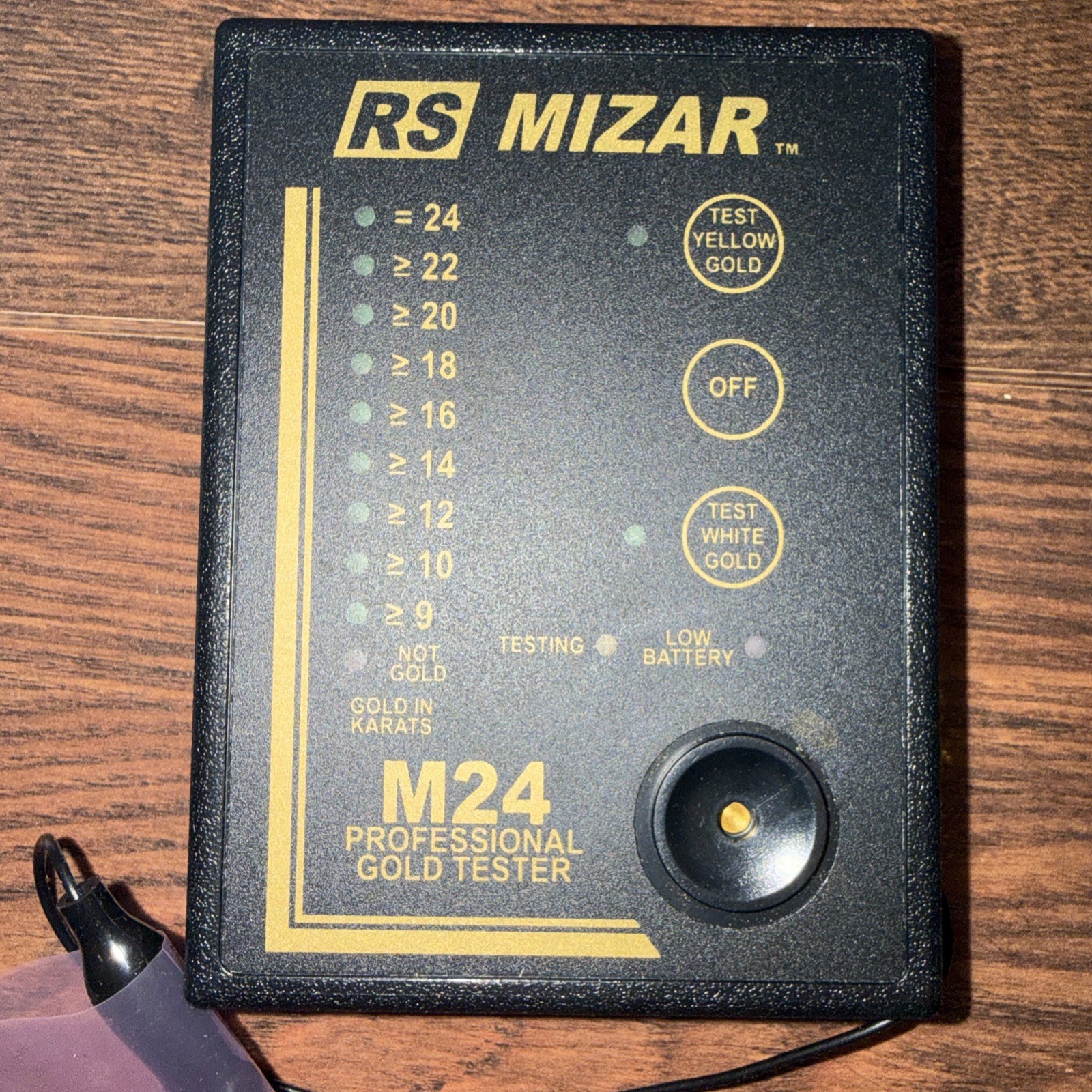 RS Mizar M24 Electronic Gold & Platinum Karat Jewelry Ring Tester 9-24k USA Made