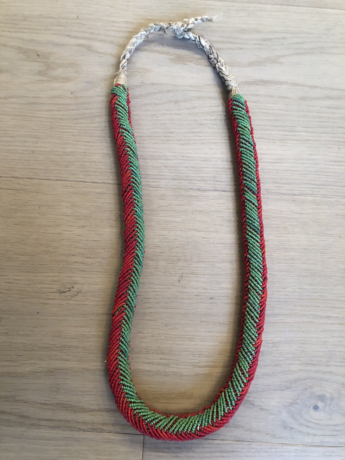 Maasai Kenya African Jewelry Rope Beaded Necklace