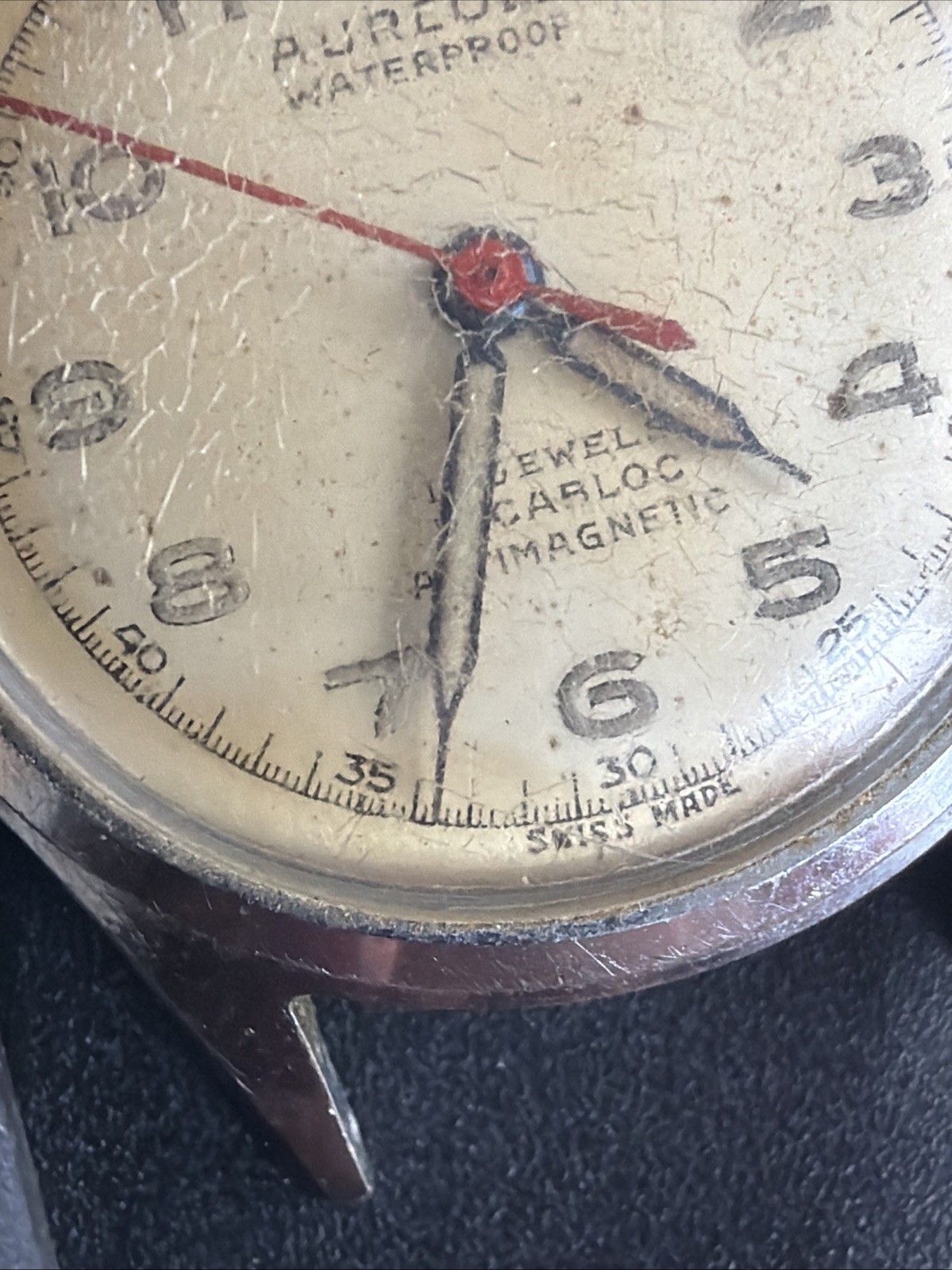 AZ18 VTG Mechanical Wind Aureole Mens 30+mm Watch Repair Sold As Is Conditions**
